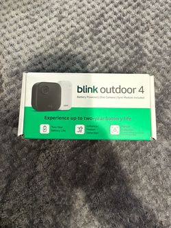 Blink Outdoor 4 Wireless Camera Security System with Sync Module New in Box