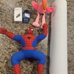 Beretta Lock / Spiderman And Flamingo Plush / Shelf Liner