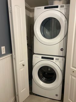 Amana Front Load Stackable washer & Dryer