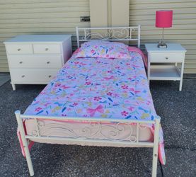 Twin Mattress Twin Bed Twin Bedroom Furniture Dresser Set 