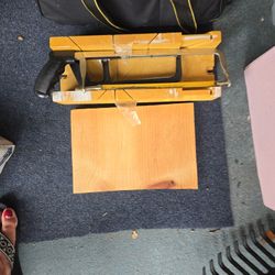 Saw With Wood Box