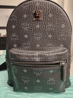Black MCM Mini Back Pack