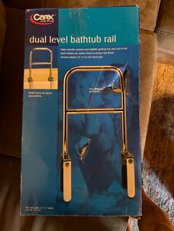 Carex Dual Level Bathtub Rail