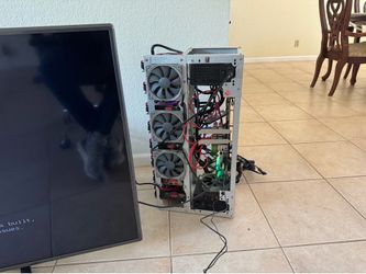 Mining rig, 8x GPU RX 580