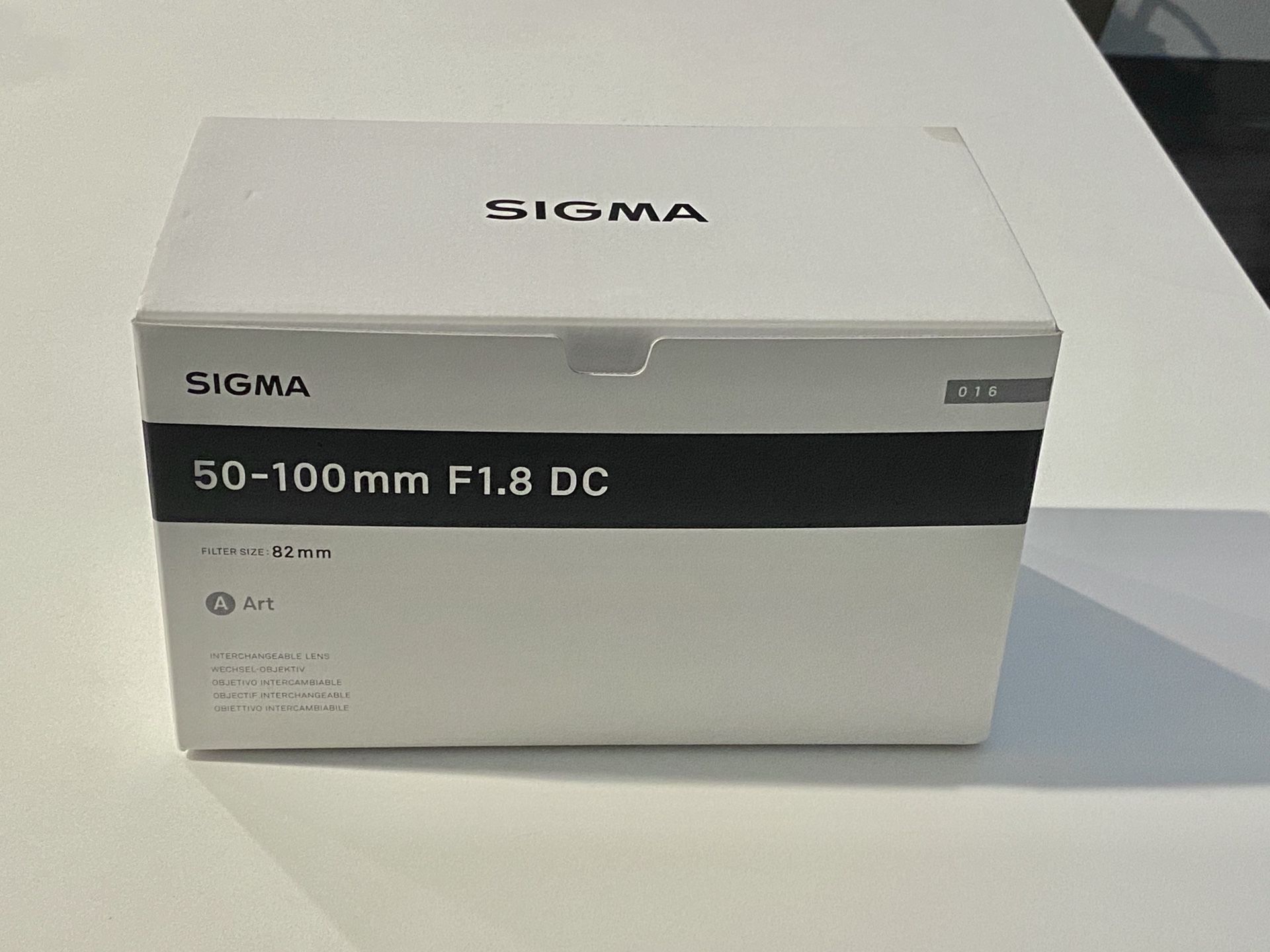 Brand New Sigma 50-100 f/1.8 Lens