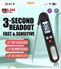 Delixi Electric Digital Meat Thermometer