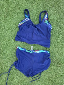 Blue bathing suit size XL