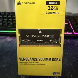 Brand New Corsair Vengeance 32GB DDR4 3200MHz Laptop RAM (SODIMM)