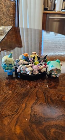 Hello Kitty Sanrio Kuromi & Cinnamoroll & Lulumi & Star boy Crybaby & Pompompurin Mini Figures 12pc Set / Collectible / Pop Mart / HTF / Gift / Toy
