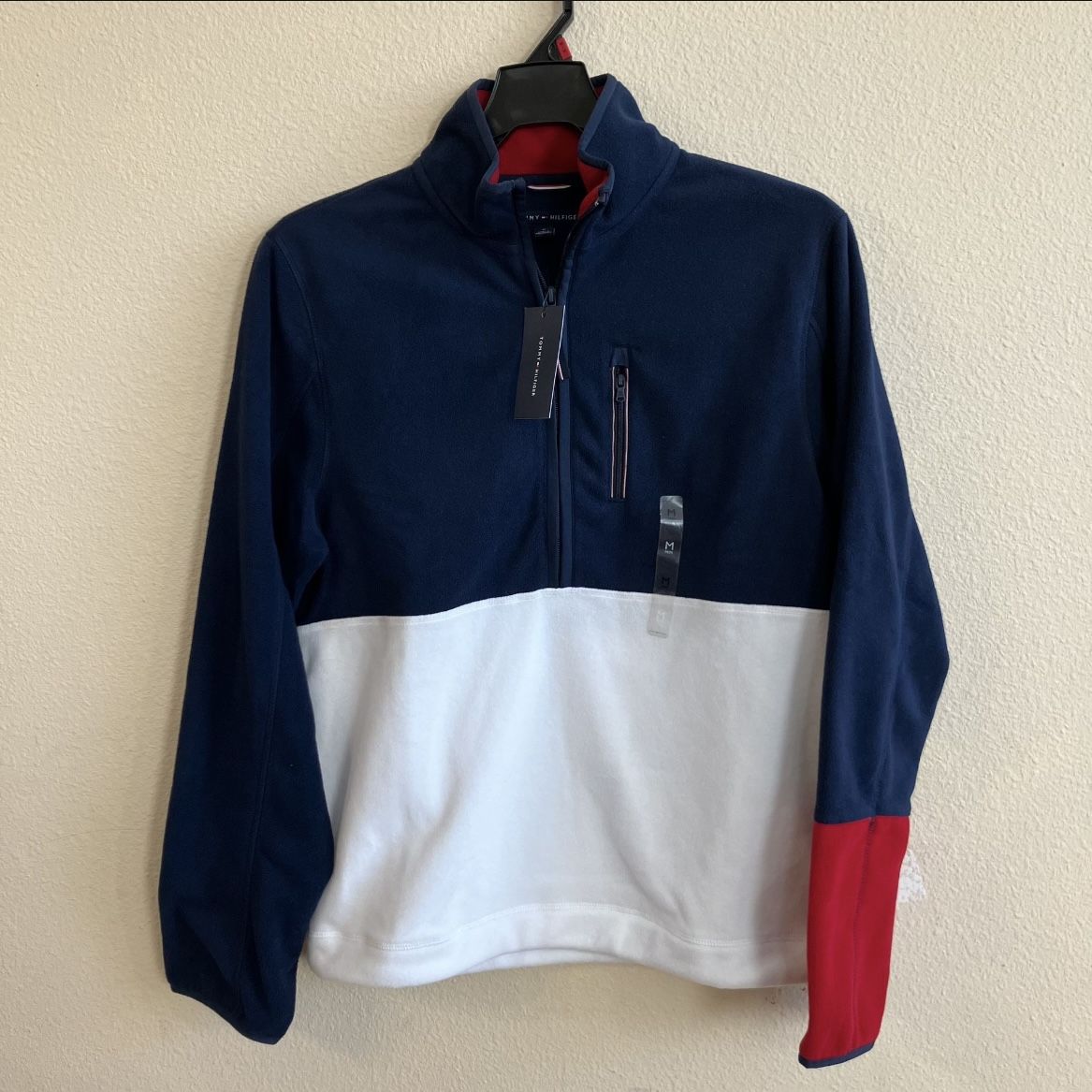 Tommy Hilfiger Pullover 1/2 Zip Jacket Sweater Sz M
