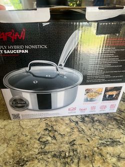 Parini Triply Hybrid Nonstick Saucepan with Lid