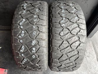 33x12.50R20 Mazzini R/T Used Tire Pair $175 Free Mounting and Balancing