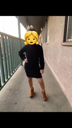 Girls turtle Neck Dress Long Sleeve Size 5T