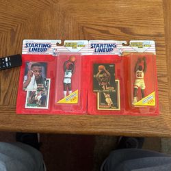 Starting lineup sports superstar collectibles two of them