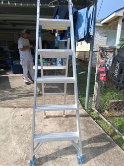 Werner LeanSafe X3 Aluminum Step Ladder
