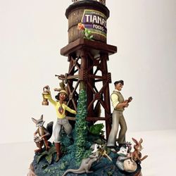 New Disney  Tiana Bayou Adventure Water Tower Statue Figurine Never Opened