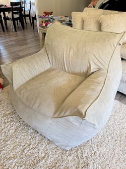 Large Oversized Accent Chair Gray