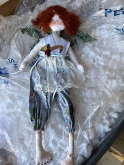 Handmade Fairy Cloth Art Doll