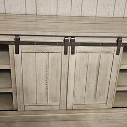 Farmhouse style entertainment center