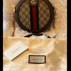 Gucci Ophidia Mini Round Shoulder Bag
