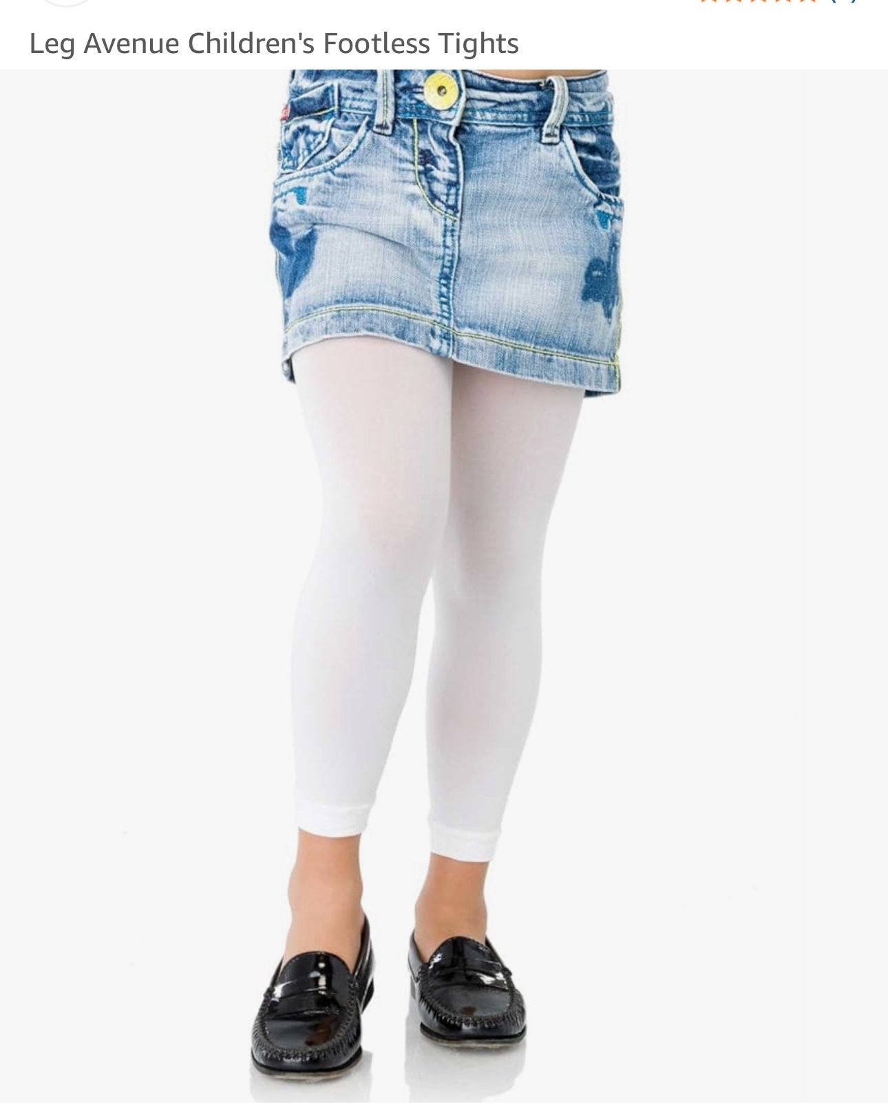 Leg Avenue Children’s Footless Tights 