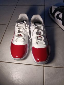 Jordan Retro 11 Cherry Red And White -Size 12