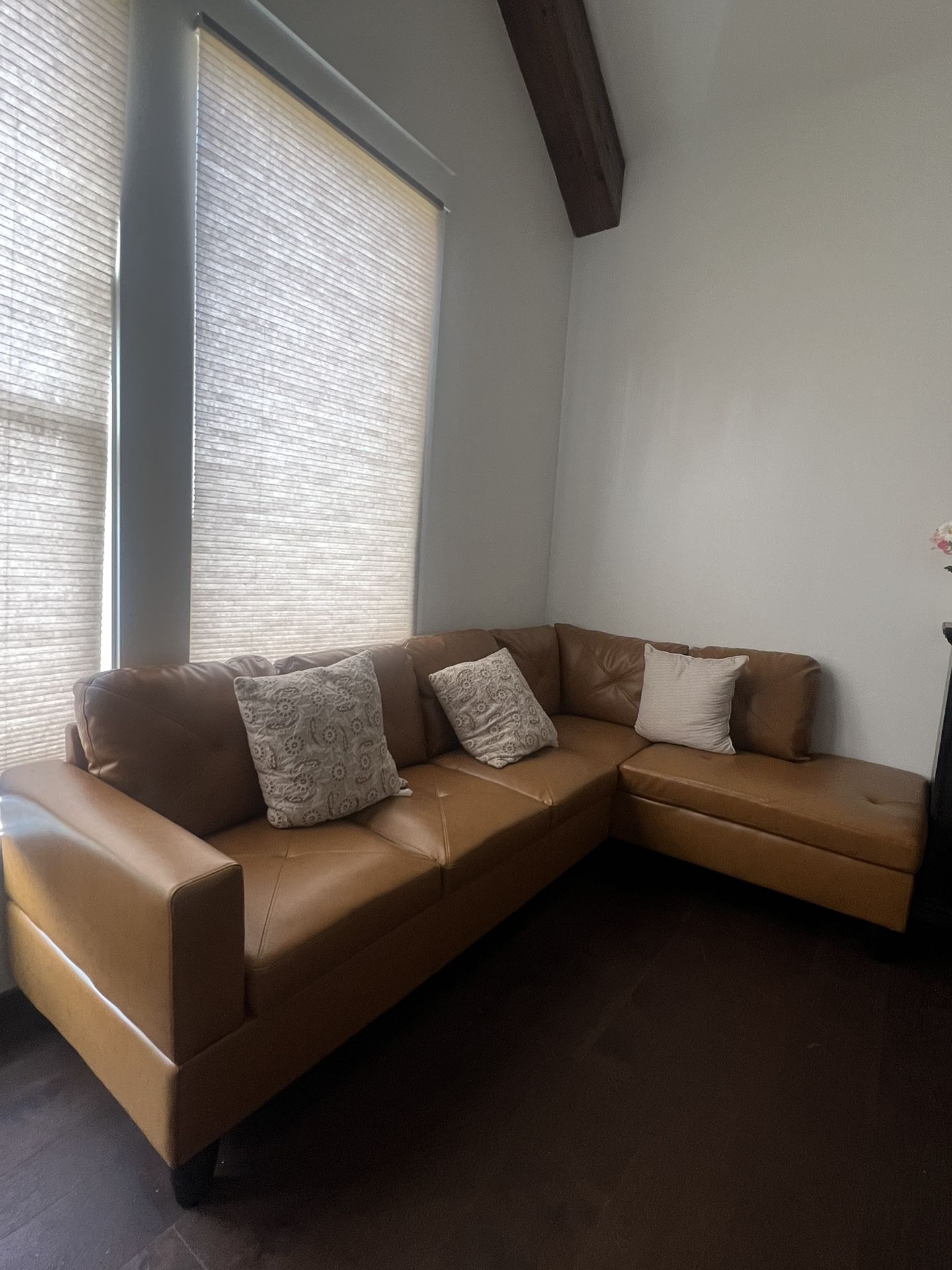 New Leather Couch 