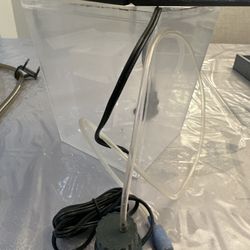 1 gallon Aquarium/fish tank with filter and lid