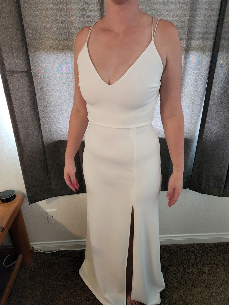 White Batchelorette Dress