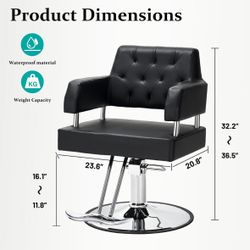 New adjustable barber chair