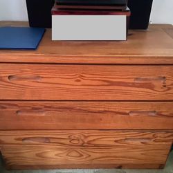 This End Up Wood Dresser 3 Drawers