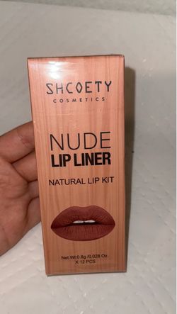 Shcoety Cosmetics Nude Lip Liner Set 12 Pcs