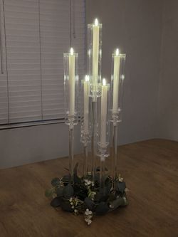 10 Acrylic Candelabras