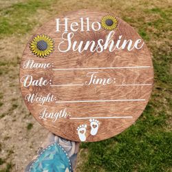 11.5" Baby Sign