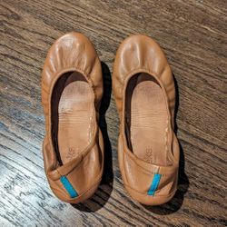 Tieks Chestnut Brown Flats Women's 7 Leather