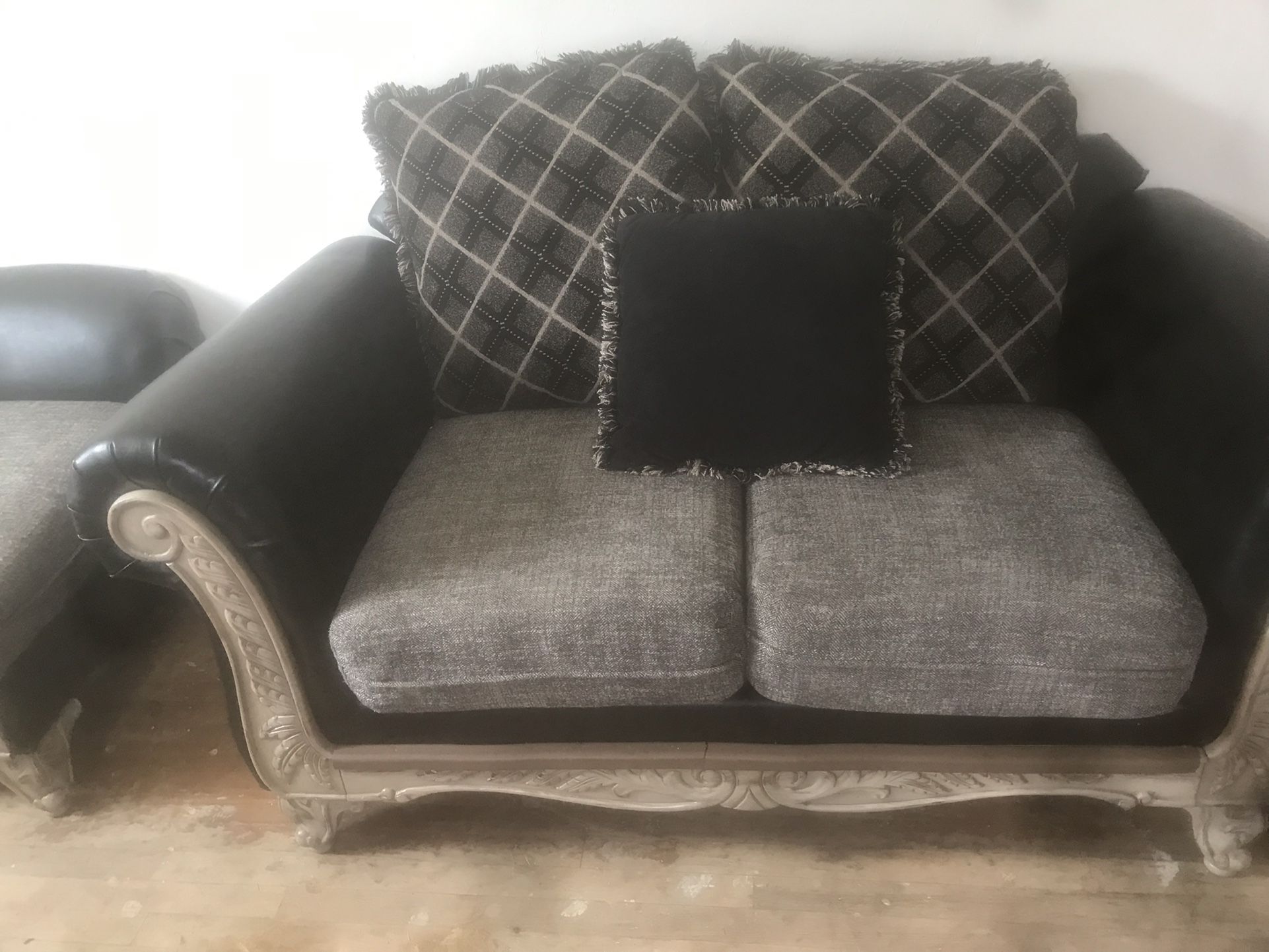 Leather Furniture + 55” Screen tv
