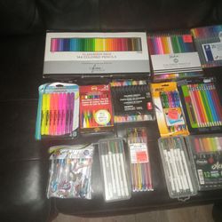 Art Supplies Coloring Pens, Pencils, Markers,Highlightter