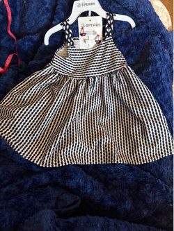 Baby Girls Sperry dress 18 m nwt