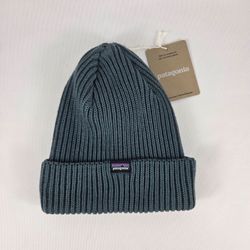 Patagonia Fishermans Rolled Nouveau Green Unisex Beanie Men Women One Size New