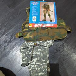 Camo Trooper Costume Size M
