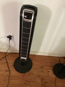 Lasko 36”Tover Fan. Oscillating, 3- Speed,Timer,Black.