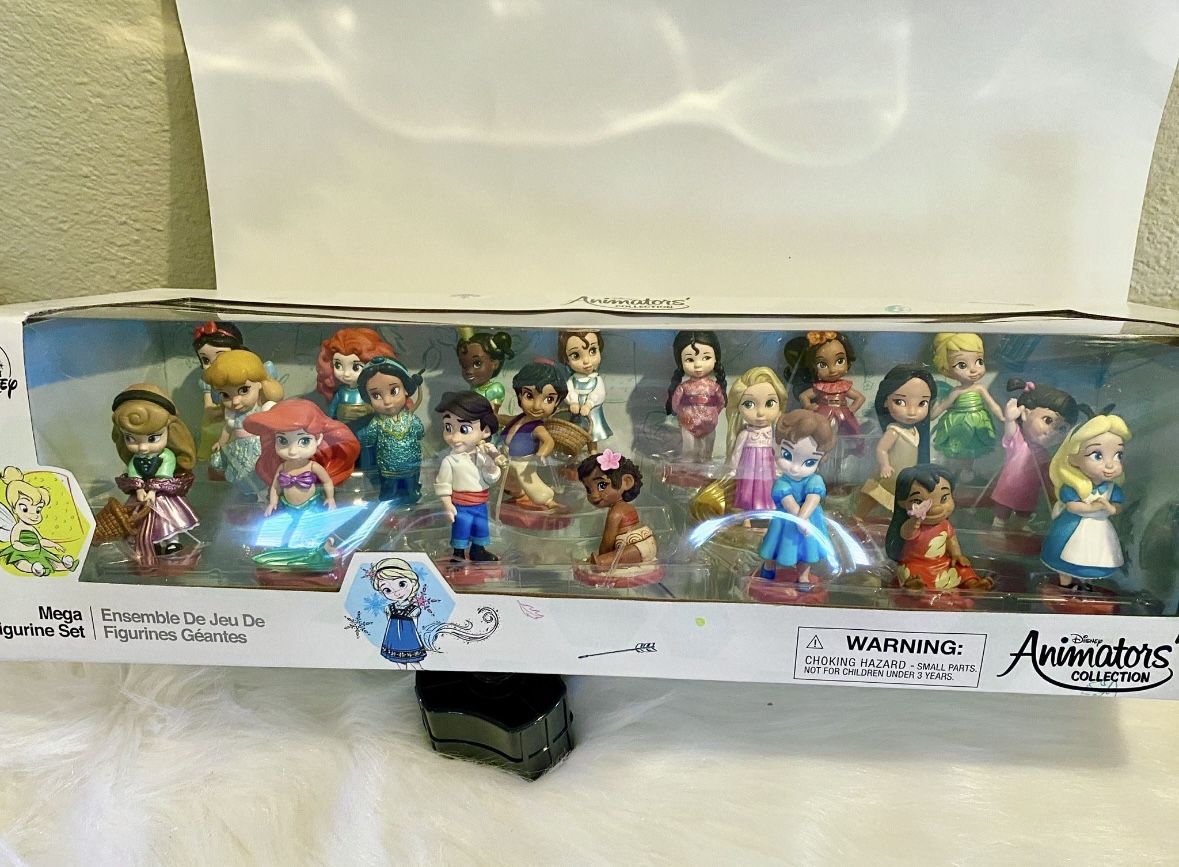 Disney Animators' Collection Mega Figure Play Set New Princess