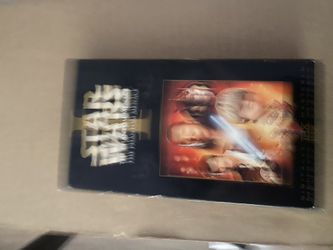 Star Wars Phantom Menace VHS 