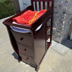 Wooden Baby Changing Table