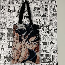 Dragon Ball Z Goku Anime Tapestry Tote Bag