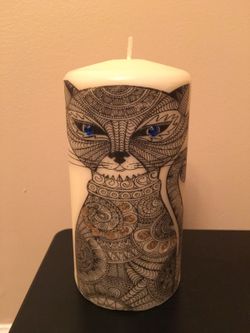 Cat Candle