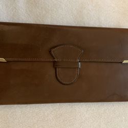 GUCCI Vintage Vintage Leather Wallet Checkbook Holder