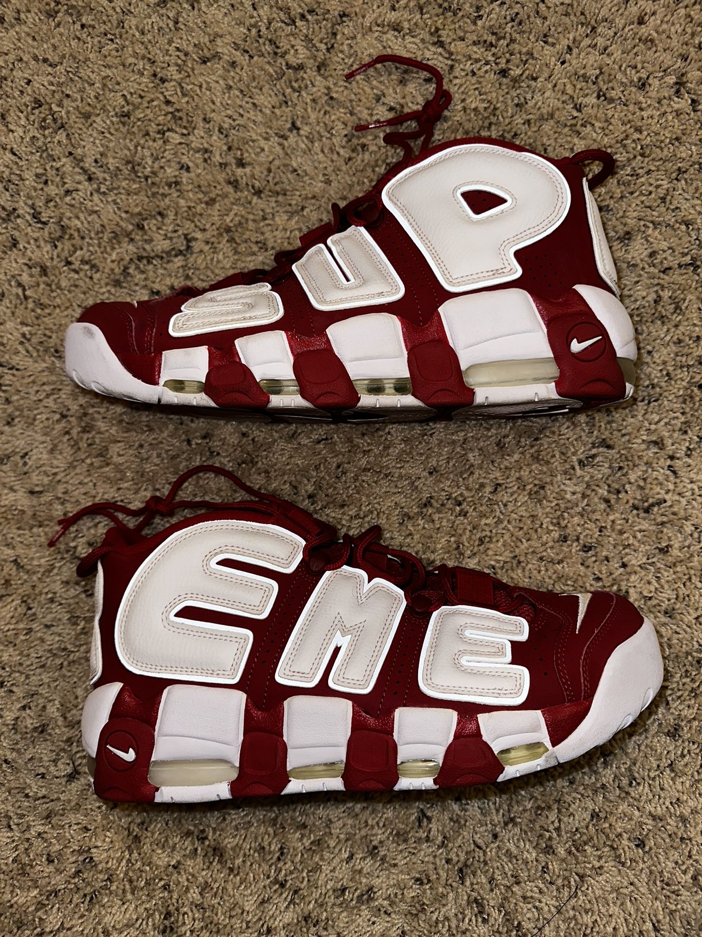 Nike Air Uptempo Supreme Red Size 11