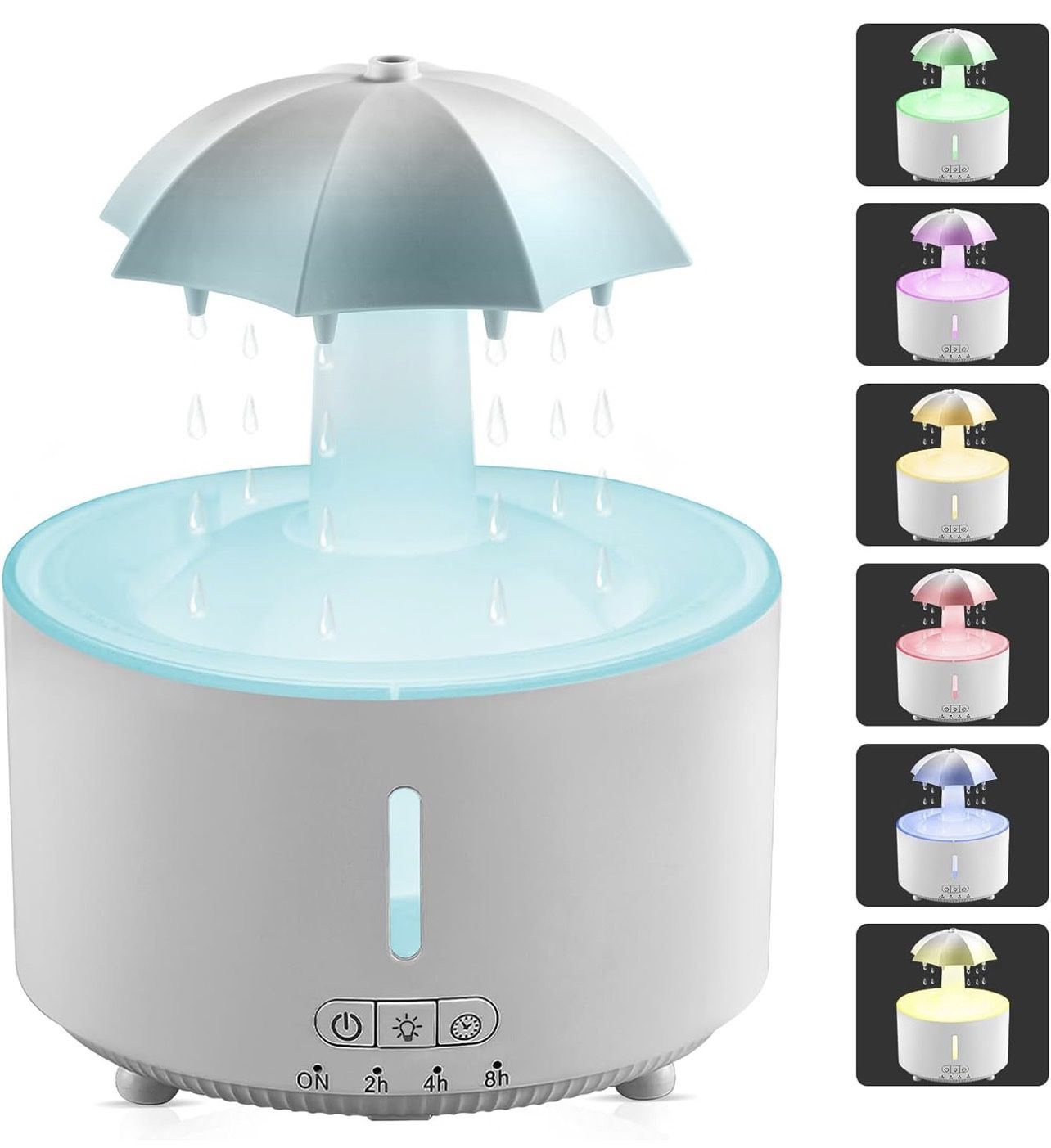 Aromatherapy Diffuser,Clouds and Cool Mist Humidifier,360° Rotatable,Super Quiet, Easy to Fill & Clean, Auto Shut-Off,300ml Essential Oil Diffuser for