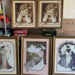 Cross stitch frames